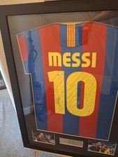 Lionel Messi Hand Signed And