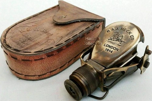 Antique brass monocular - brass,
