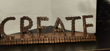 Desk Art "Create" Metal Art