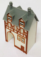 Outland Models Train Railway Layout Half Timbered House (with Passage) N Gauge