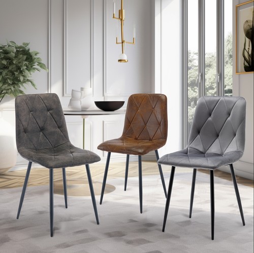 Dining chairs set faux - dining,