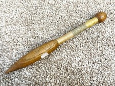 VINTAGE ANTIQUE WEAVING BOBBIN WOODEN STICK