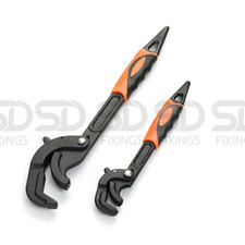 10"/ 14" Multifunctional Self-locking Pipe Wrench Tool, Heavy Duty Pipe Wrench