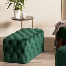 Luxury Velvet Stool Tufted