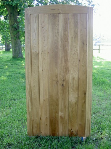 Garden gate solid - solid, oak