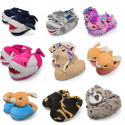 Kids soft comfy slippers - comfy, 3d