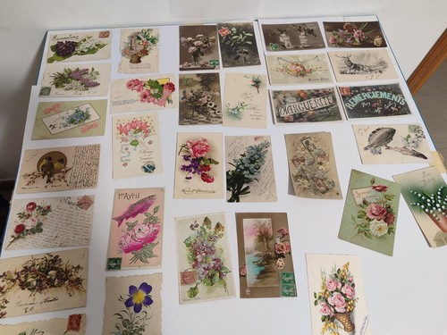 Antique postcards lot - lot, 1900s