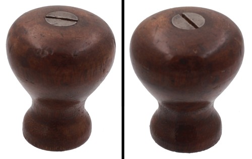 Orig front knob - orig., screw