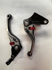 ASV C5 Brake & Clutch  Levers Short Black & Silver Kawasaki ZX-10R 2016 - 2024