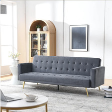 Olivia Slate Grey 3 Seater