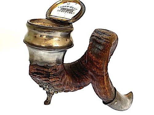 Antique rams snuff - rams, mull