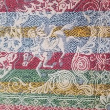 Vintage Angel Pattern Throw