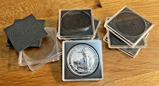 10 Square Coin Capsules sizes