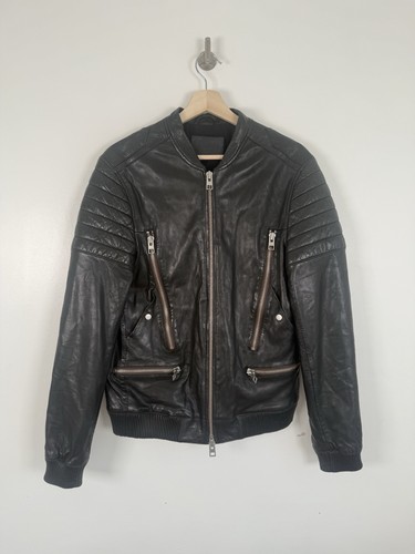 All saints leather jacket - all,