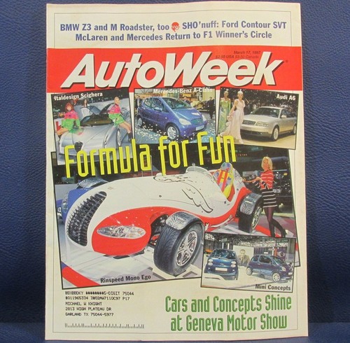 Autoweek magazine march - magazine,