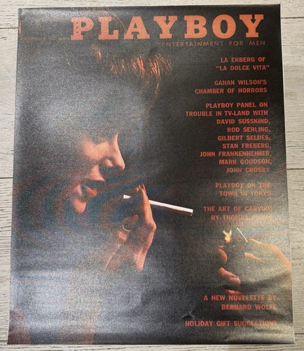 Vintage playboy poster - playboy,