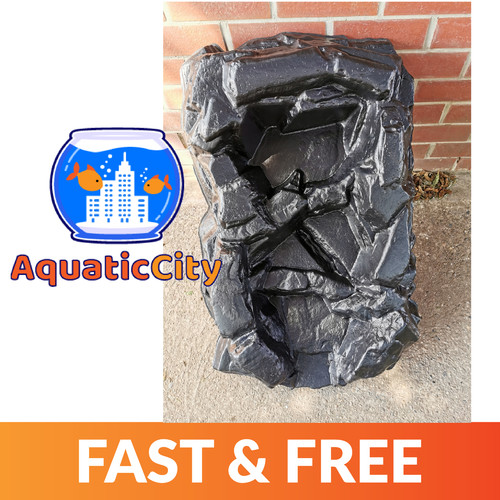 Plastic waterfall black - in,