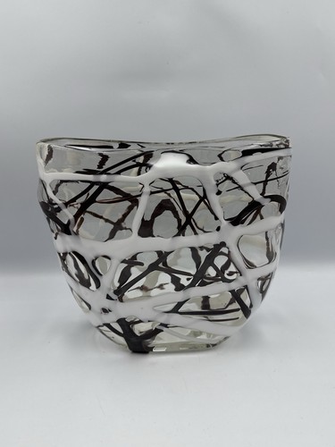 Large art glass abstract - glass, vase