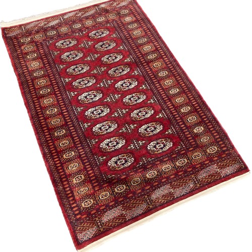 Vintage hand knotted bokhara - hand,