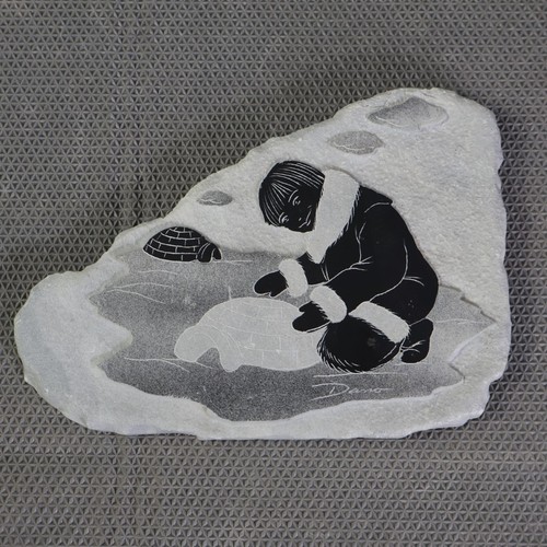Genuine carved soapstone - carved,