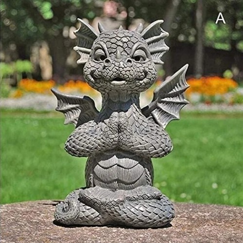 New garden statue - new,