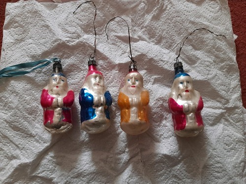 Christmas figural glass tree - glass,