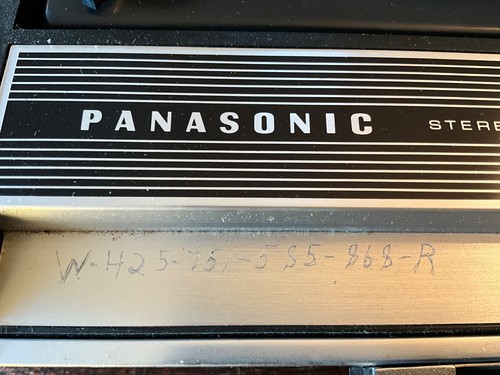 Vintage panasonic 635 - vintage,