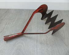 Vintage WOLF hoe head Tool Push Pull Hoe LARGE Zig Zag cultivator Hoe Garden