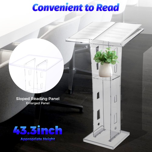 Acrylic pulpit stand - acrylic,