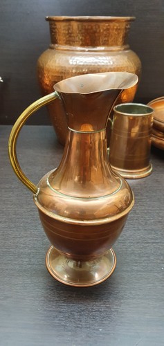Set hammered copper - set, of