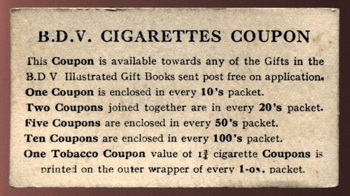 Tobacco card godfrey - tobacco,