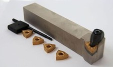 Rigid Clamp Glanze GWLNL Industrial Lathe Turning Tool with 5 Inserts 25mm Shank