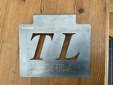 Honda TL125 Stainless Steel Front Number Plate Holder