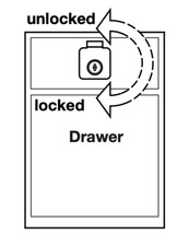 Hafele Rim Lock Ø 18 mm
