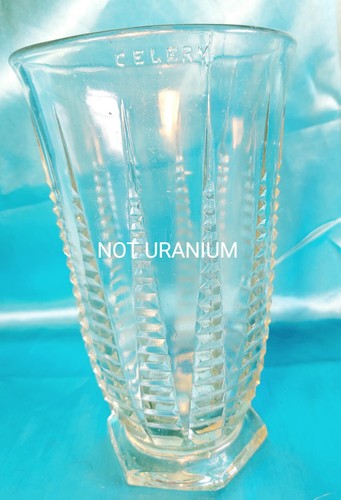 1930s art deco ribbed clear - 1930s,