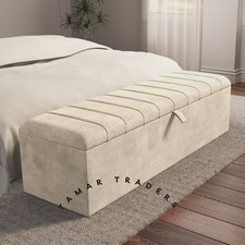 Lisbon Panel Ottoman Storage &