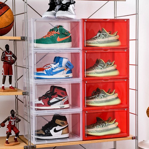Magnetic shoe storage box - shoe,