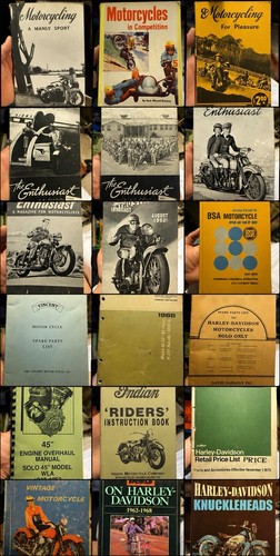 Lot vintage motorcycle - lot,