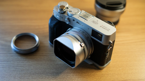 Fujifilm x100v with tcl2 - fujifilm,