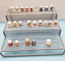 Vintage Thimble Mixed Lot Bone