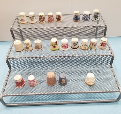 Vintage thimble mixed - thimble, bone