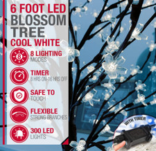 7ft cool white - white, led