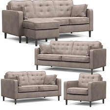 Eden Pewter Fabric Reversible