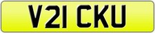 VICK U VICKY NUMBER PLATE V21