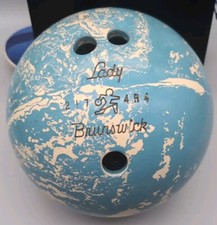 Vintage Lady Brunswick Bowling