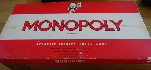 Monopoly game red - , 1960s