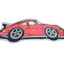 Car Shaped Rug Red Sports Car
