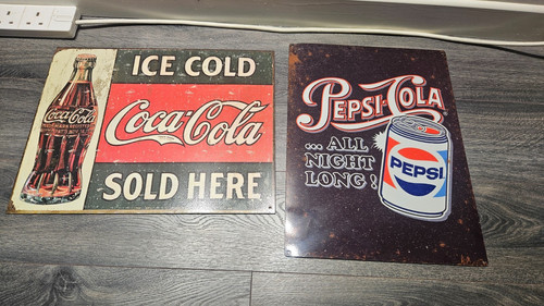 Coca cola pepsi metal - pepsi,