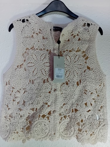 Mint velvet sparkle crochet - mint,