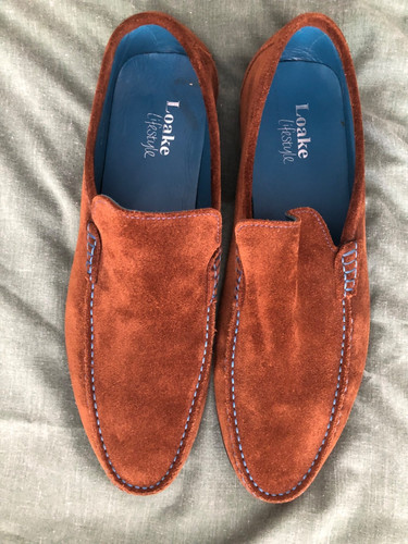 Loake nicholson brown suede - brown,